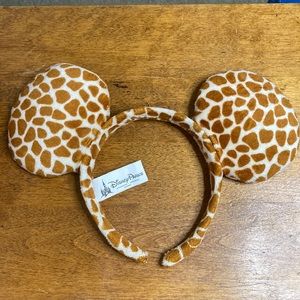 Disney Giraffe Patterned Mickey Ear Headband